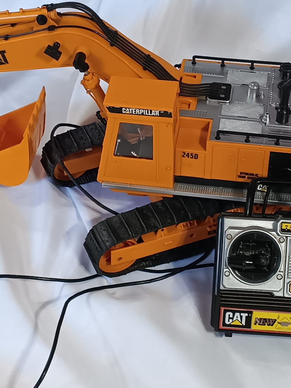 Caterpillar Orange Remote Control 245D Excavator Toy